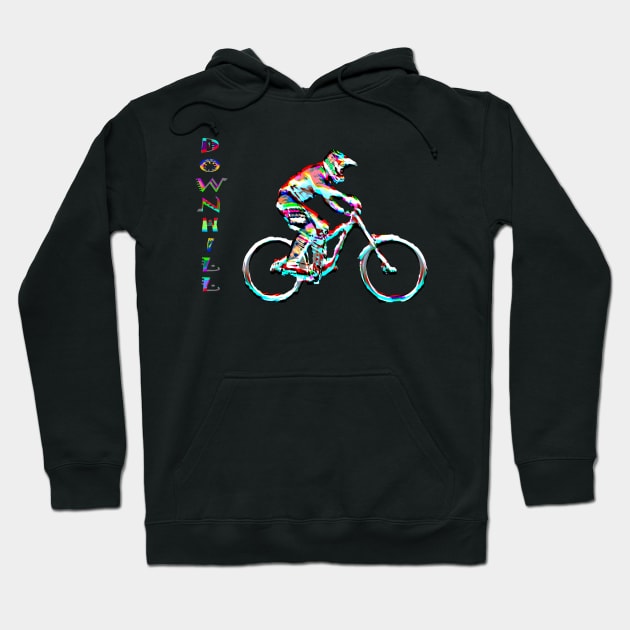 mtb downhill Hoodie by rickylabellevie